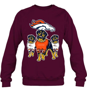 Denver Broncos Rottweilers fan hoodie