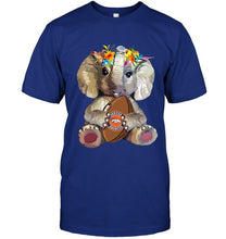 Load image into Gallery viewer, Elephant loves Denver Broncos shirt
