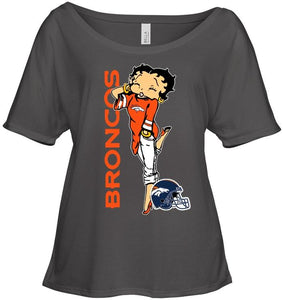 Denver Broncos betty boop fan shirt