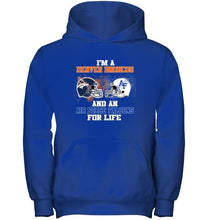 Load image into Gallery viewer, i'm a Denver Bronco and an Air Force Falcon for life shirt
