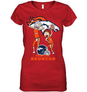 Denver Broncos Rick and morty fan shirt