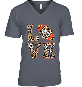 Love Denver Broncos panther pattern shirt