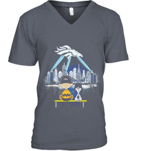 Load image into Gallery viewer, snoopy watch Denver Broncos city shirt
