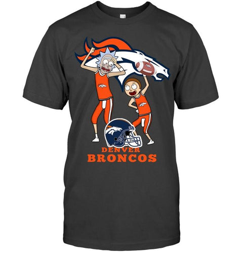 Denver Broncos Rick and morty fan shirt