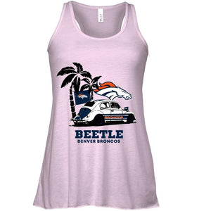 Beetle Denver Broncos on beach shirt