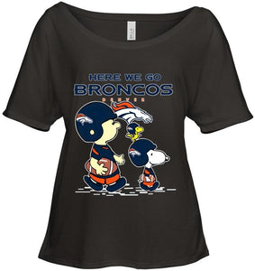 Here we go Denver Broncos snoopy shirt