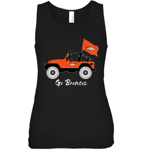 Go Denver Broncos Jeep shirt