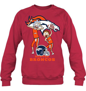 Denver Broncos Rick and morty fan shirt