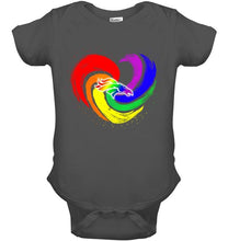 Load image into Gallery viewer, Denver Broncos lgbt tornado heart shirt
