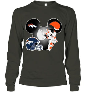 Denver Broncos Minnie cheerleader shirt