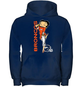 Denver Broncos betty boop fan shirt