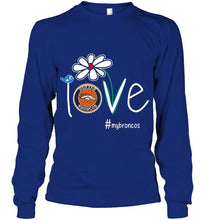 Load image into Gallery viewer, Love my Broncos Denver Broncos daisy fan shirt

