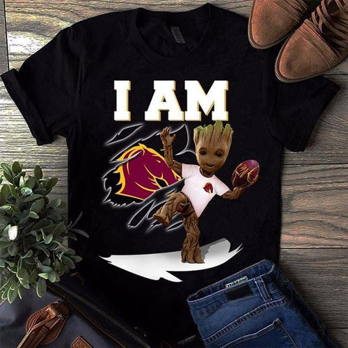 groot i am brisbane broncos fan ripped t shirt