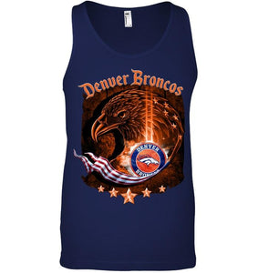 denver broncos eagle american flag shirt