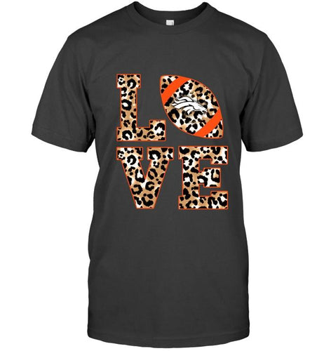 Love Denver Broncos panther pattern shirt