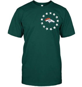 Denver Broncos american star flag shirt