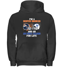 Load image into Gallery viewer, i'm a Denver Bronco and an Air Force Falcon for life shirt
