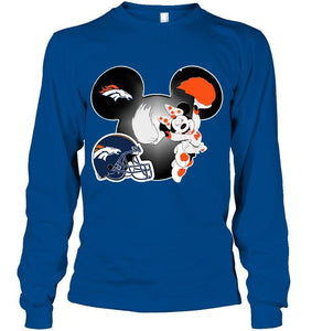 Denver Broncos Minnie cheerleader shirt