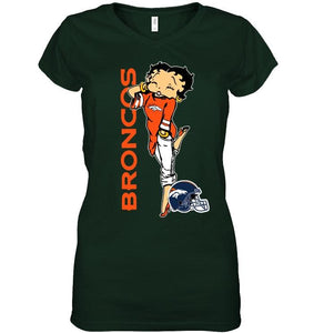 Denver Broncos betty boop fan shirt