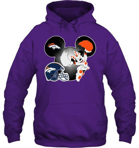 Denver Broncos Minnie cheerleader shirt