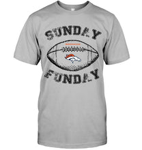 Load image into Gallery viewer, Sunday funday Denver Broncos lover shirt
