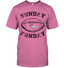 Load image into Gallery viewer, Sunday funday Denver Broncos lover shirt
