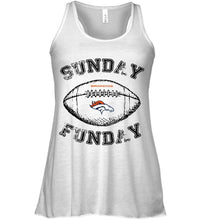 Load image into Gallery viewer, Sunday funday Denver Broncos lover shirt
