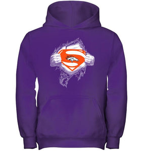 Denver Broncos Superman Ripped shirt