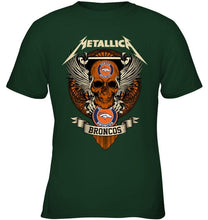 Load image into Gallery viewer, Metallica Denver Broncos shirt
