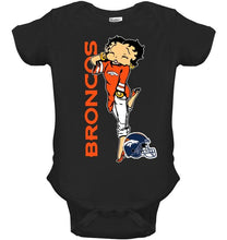 Load image into Gallery viewer, Denver Broncos betty boop fan shirt
