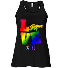 Load image into Gallery viewer, Love Denver Broncos lgbt NFL shirt
