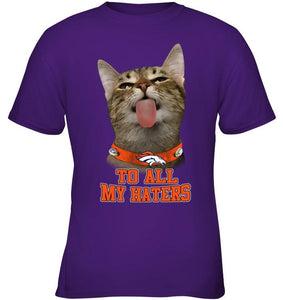 Denver Broncos cat to all my haters shirt