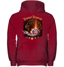 Load image into Gallery viewer, denver broncos eagle american flag shirt
