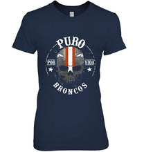 Load image into Gallery viewer, Puro Denver Broncos por vida fan shirt
