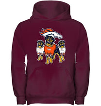 Load image into Gallery viewer, Denver Broncos Rottweilers fan shirt
