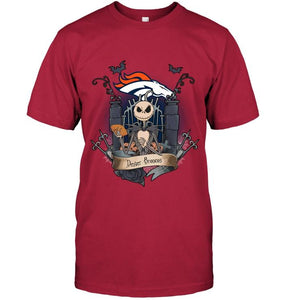 Denver Broncos Jack Skellington shirt