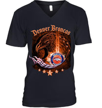 Load image into Gallery viewer, denver broncos eagle american flag shirt
