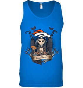 Denver Broncos Jack Skellington shirt