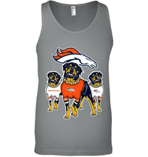 Load image into Gallery viewer, Denver Broncos Rottweilers fan shirt

