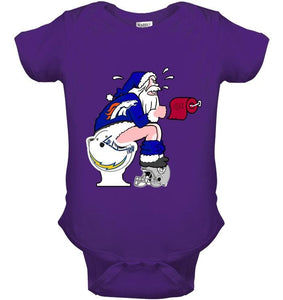 Santa Denver Broncos Toilet shirt