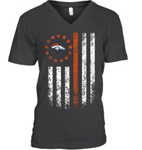 Load image into Gallery viewer, Denver Broncos american flag star shirt
