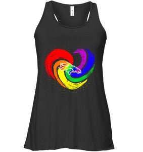 Denver Broncos lgbt tornado heart shirt