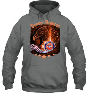 denver broncos eagle american flag shirt