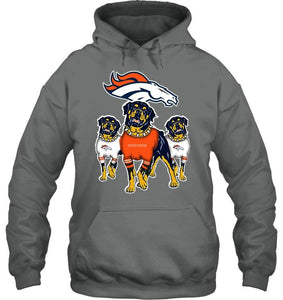 Denver Broncos Rottweilers fan hoodie