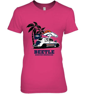Beetle Denver Broncos on beach shirt