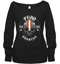 Load image into Gallery viewer, Puro Denver Broncos por vida fan shirt
