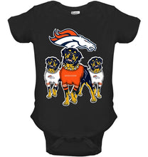Load image into Gallery viewer, Denver Broncos Rottweilers fan hoodie
