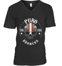 Load image into Gallery viewer, Puro Denver Broncos por vida fan shirt
