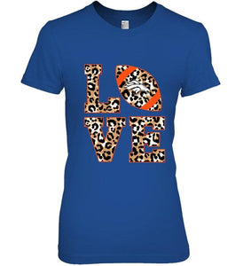 Love Denver Broncos panther pattern shirt