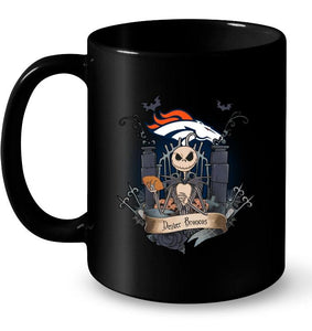 Denver Broncos Jack Skellington shirt